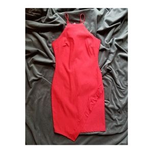 Red Body Con Dress